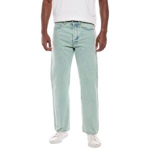Palm Angels Mens  Straight Tinted Jean, Green